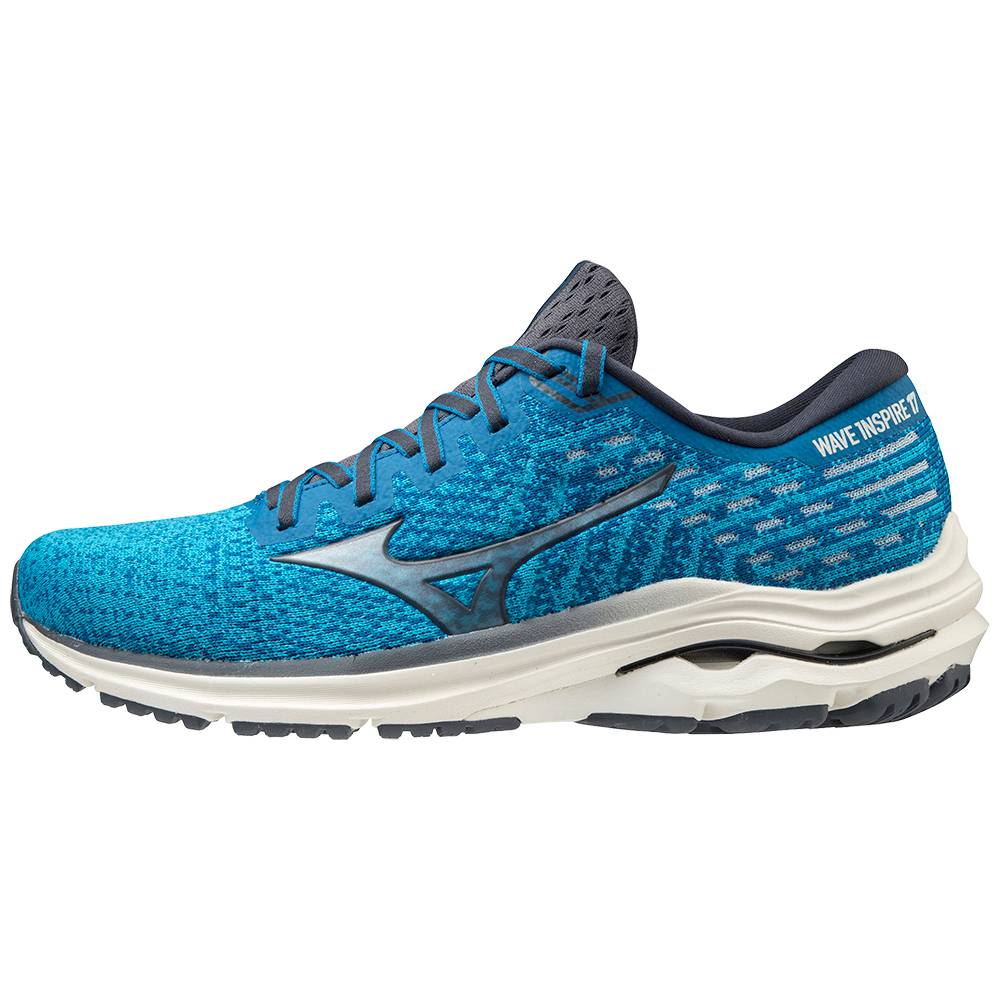 Mizuno Wave Inspire 17 WAVEKNIT Férfi Futócipő Kék FSW578420